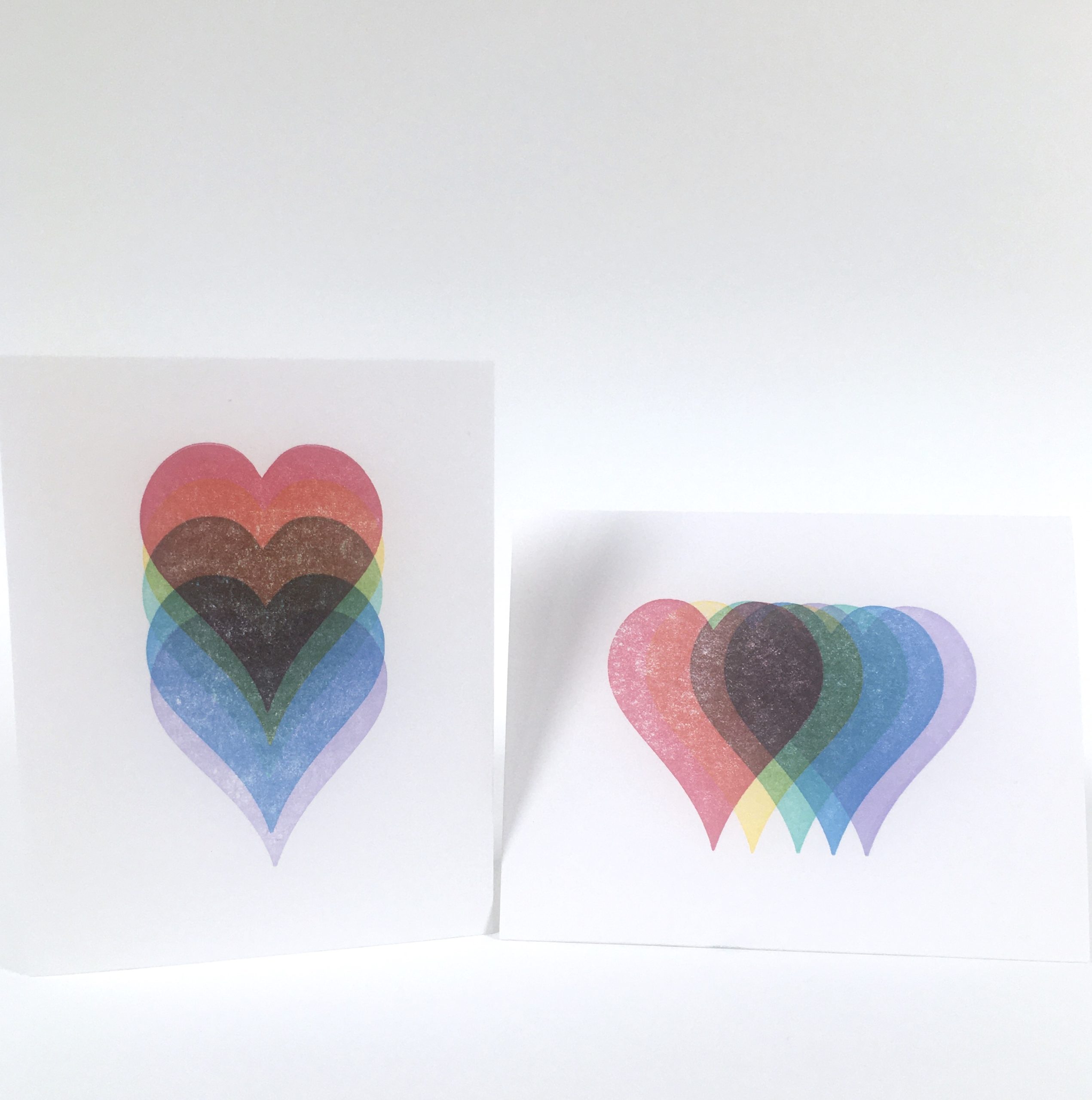 Rainbow Hearts