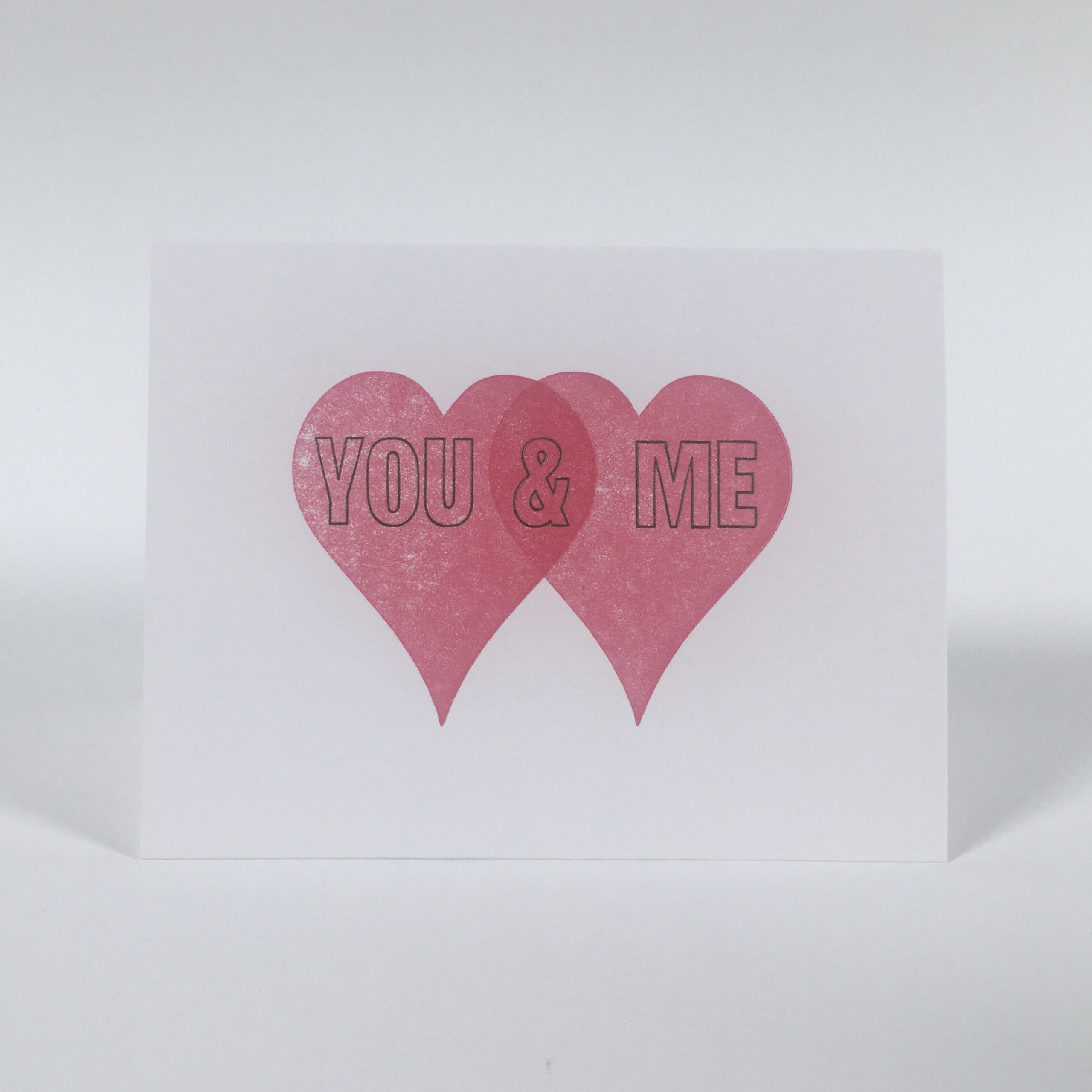 Venn 2 Hearts Join Together