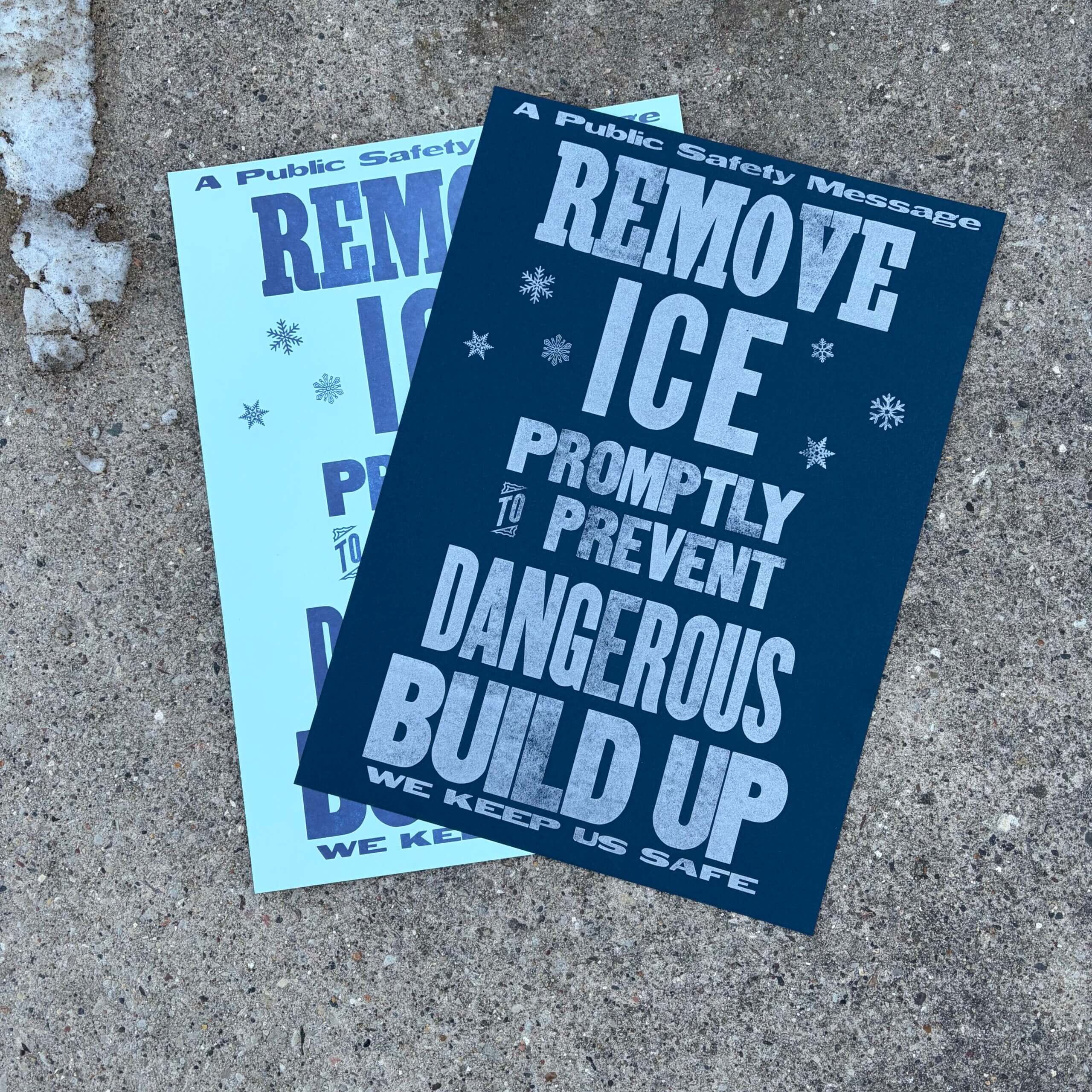Remove Ice Promptly to Prevent Dangerous Build Up